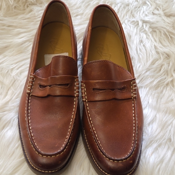 Classic Brown Leather Loafers - Picture 1 of 4